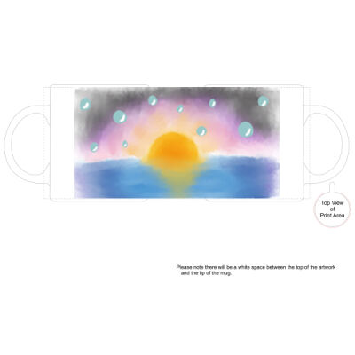 Bubbles at Sunset mug Thumbnail